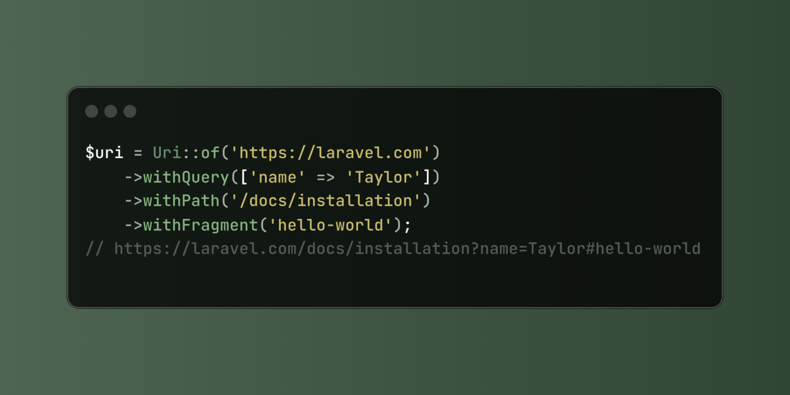 Laravel’s Uri Class: A Tool for Enhanced URL Manipulation