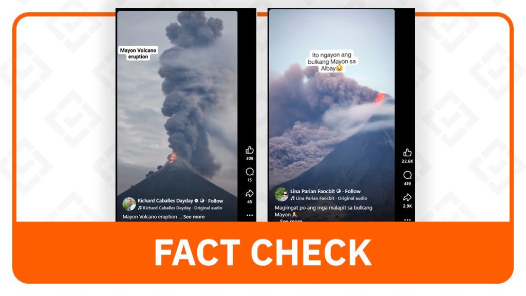 Mayon Volcano Not Currently Erupting; Viral Video Contains Images from 2018