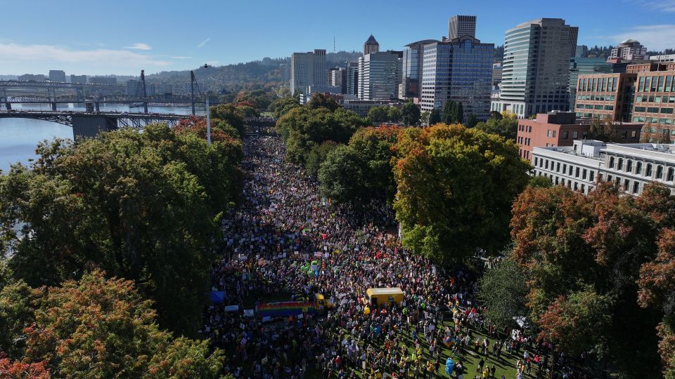 Portland Not Burning Despite Trump’s Repeated False Claims