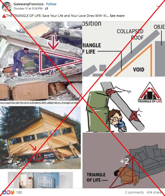 Experts Dismiss ‘Triangle of Life’ as Unsafe Earthquake Protocol