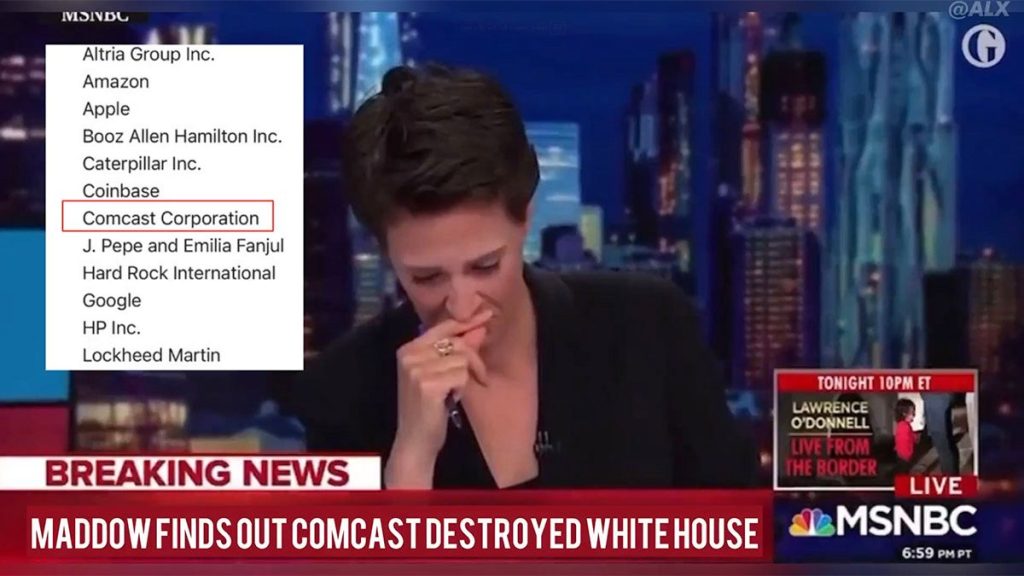 MSNBC’s Rachel Maddow Not Crying Over White House Renovations, Debunking Viral Claim