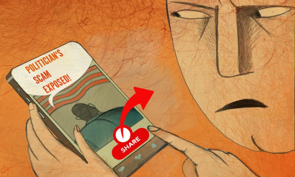 Social Media Users Urged to Pause Before Sharing Outrage-Inducing Content