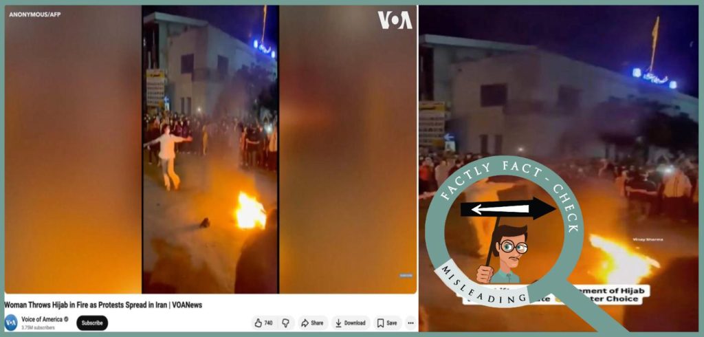 Iran Protest Video From 2022 Misrepresented as Celebration of Hijab Law Change