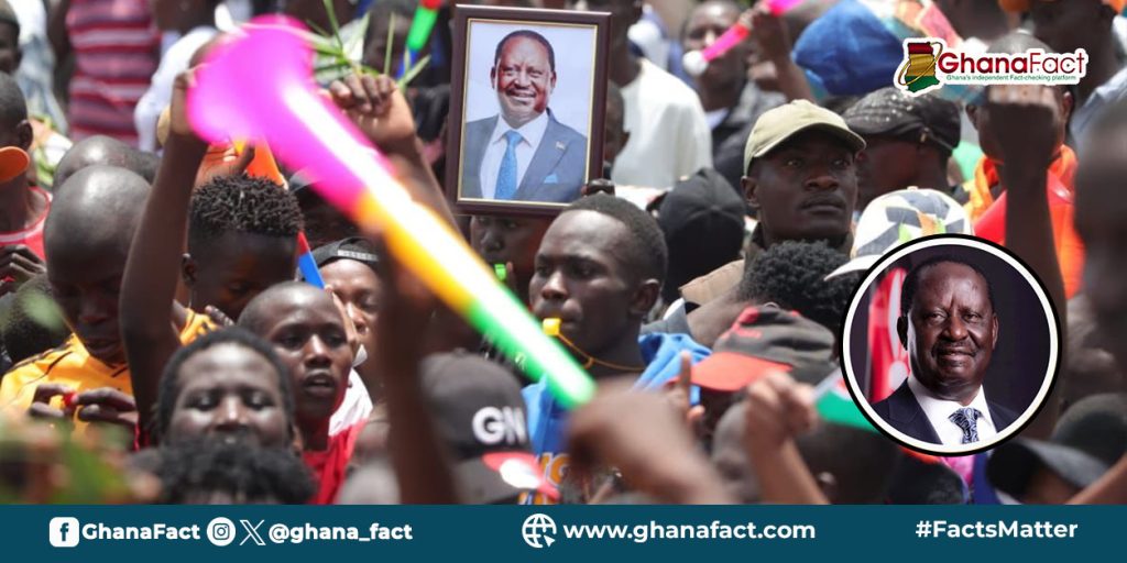 Misinformation Spreads During Mourning for Raila Odinga: False Stadium Image and Fabricated Arsenal Tribute