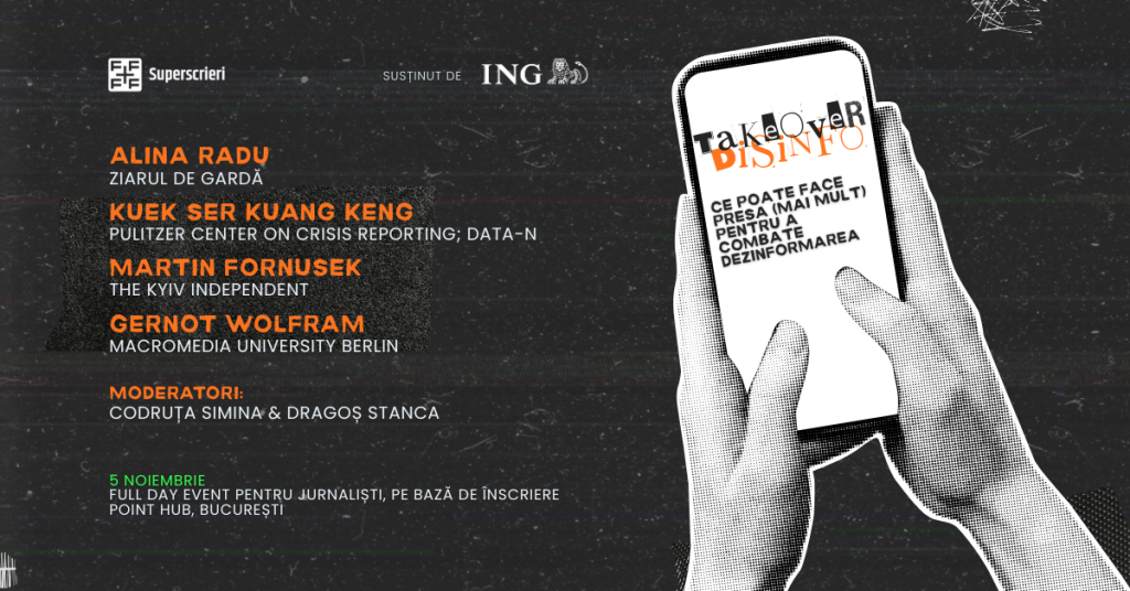 International Journalists Gather in Bucharest for Takeover Disinfo Anti-Misinformation Event