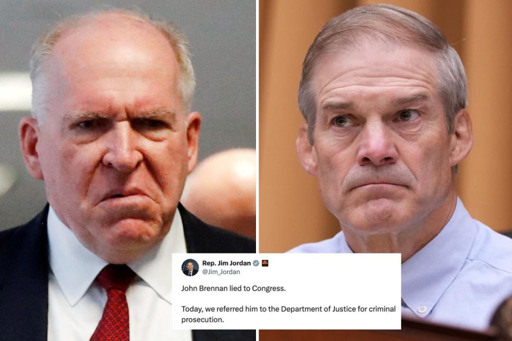 Former CIA Director John Brennan Referred to DOJ for Prosecution by House Judiciary Committee