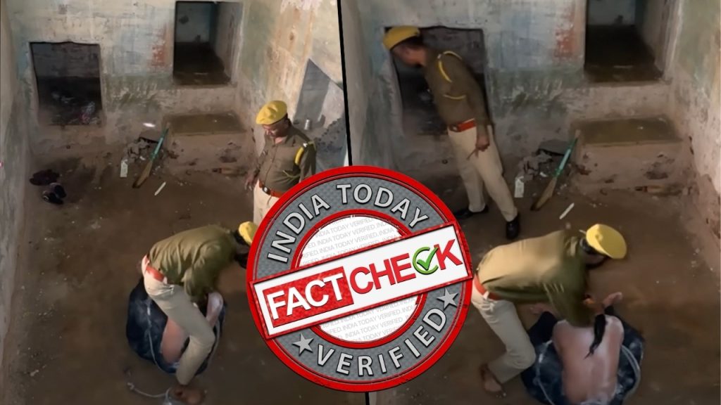 Fact Check: Video of Police Beating Woman in India Is Staged