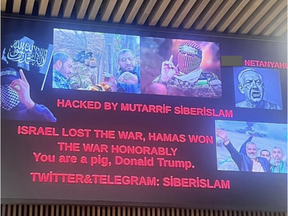 Hackers Display Anti-Israel Content on Kelowna Airport Screens