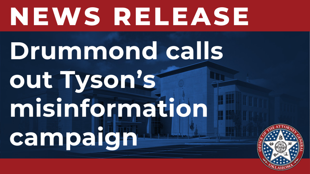 Drummond Criticizes Tyson for Misleading Claims Regarding Poultry Litigation
