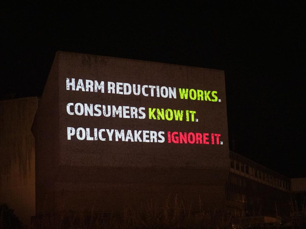 Light Show Protest Before COP11 Challenges WHO Claims