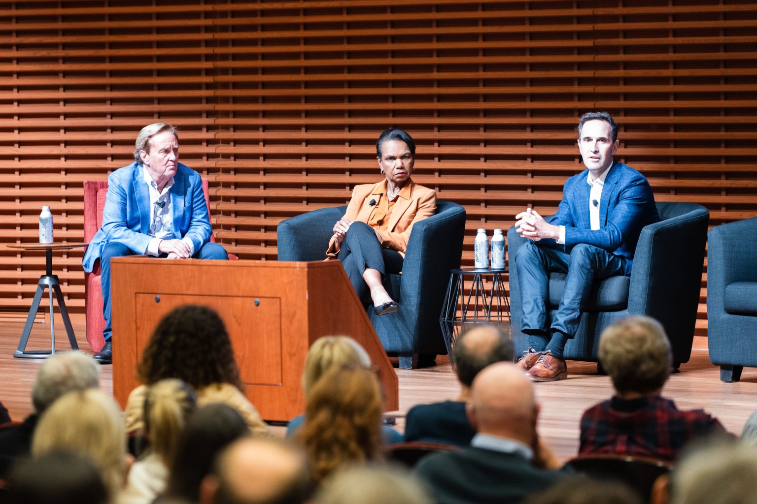 Condoleezza Rice, President Levin Discuss University Challenges in Era of Misinformation