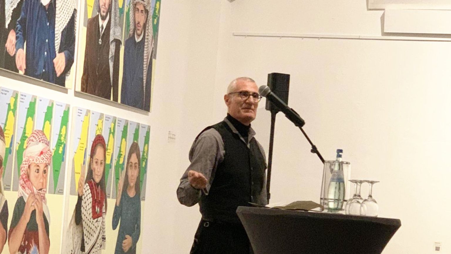 Museum Curator Accused of Pro-Israel Bias at Palestinian Art Exhibition Opening, Artist Responds