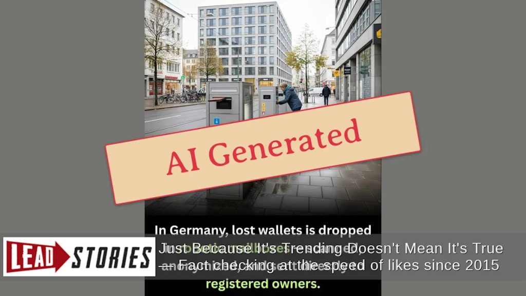 German Lost Wallet Return System Debunked: AI-Generated Fiction Masquerading as Reality