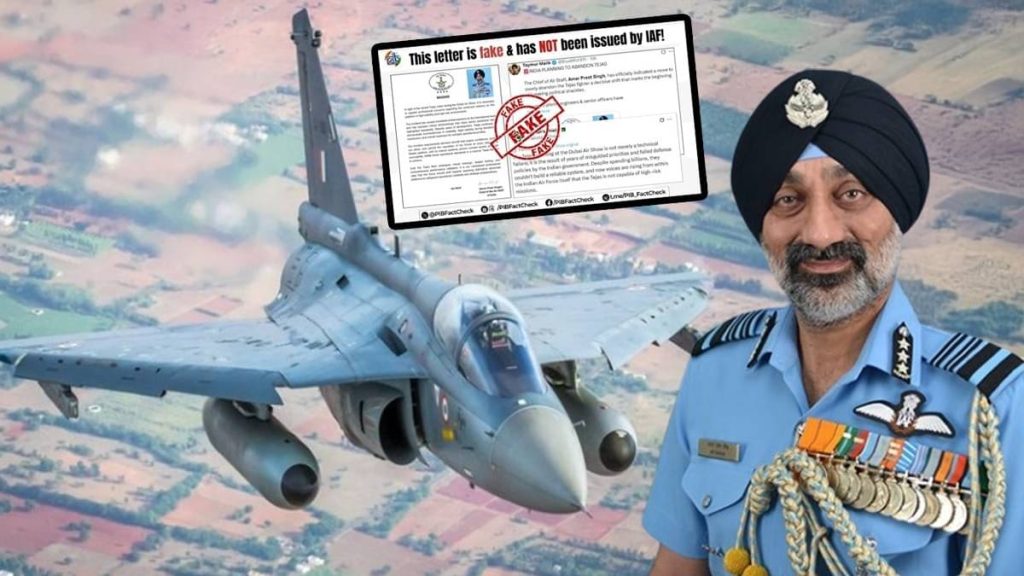 IAF Remains Committed to Tejas Fighter Program, Debunking Pakistan’s Misinformation Campaign