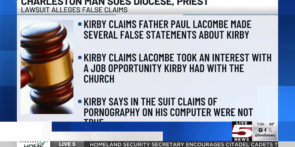 Catholic Fraternity Member Files Lawsuit Against Diocese of Charleston, Priest for Alleged False Claims