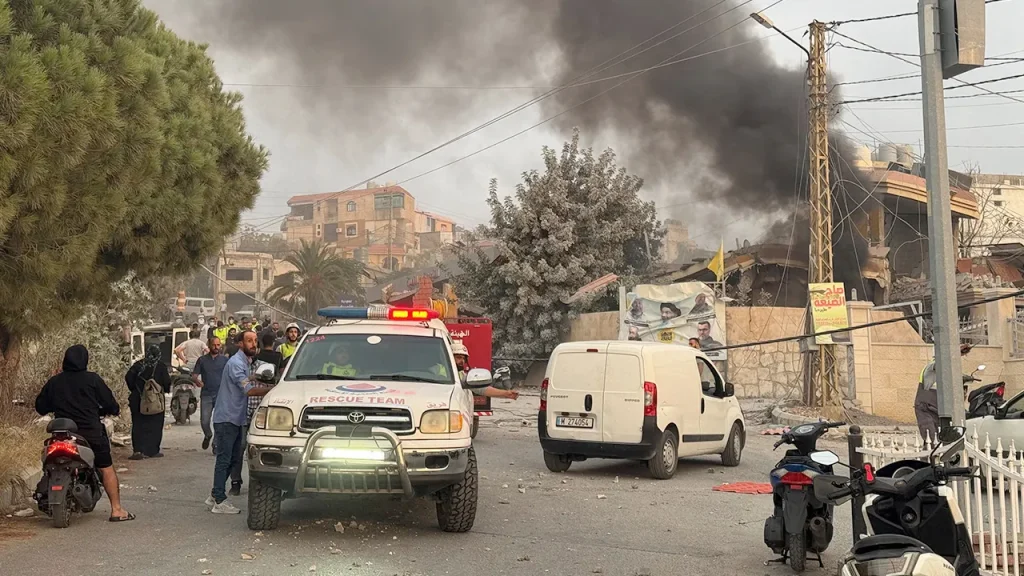 Israel Strikes Hezbollah Targets in Lebanon