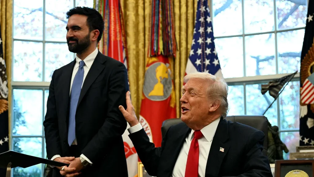 Trump Interrupts as NYC Mayor-Elect Mamdani Avoids Fascism Label During Oval Office Meeting