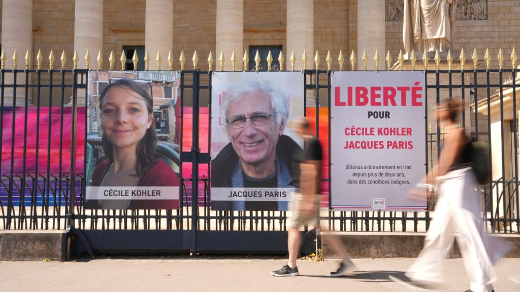 2 French nationals freed from Iranian prison after more than 3 years in detention