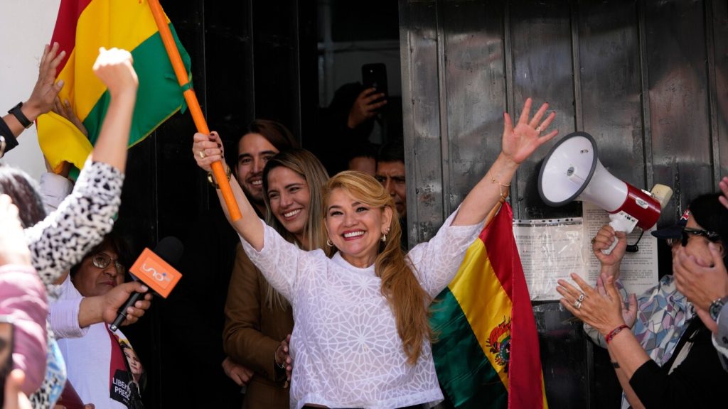 Bolivia’s former interim president Jeanine Áñez freed from prison after Supreme Court ruling