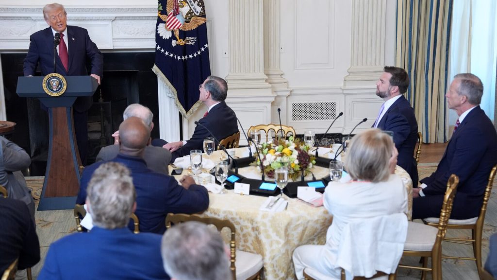 The Latest: Trump promotes his economic agenda after Democratic election victories