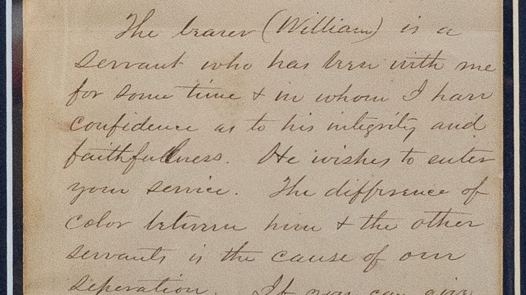 Abraham Lincoln letter seeking job for Black friend and valet now on display at presidential museum