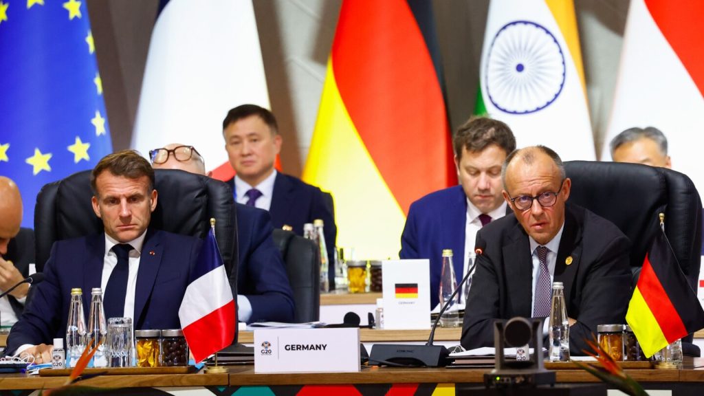 Leaders adopt a declaration at the start of South Africa’s G20 summit despite US opposition