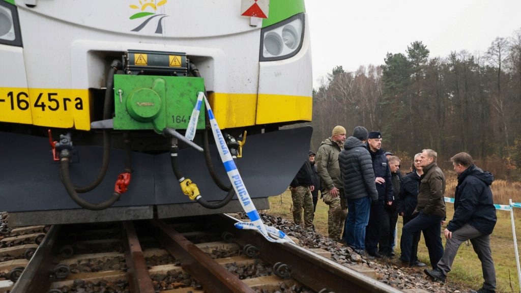 Poland blames sabotage for railway blast on Ukraine delivery line