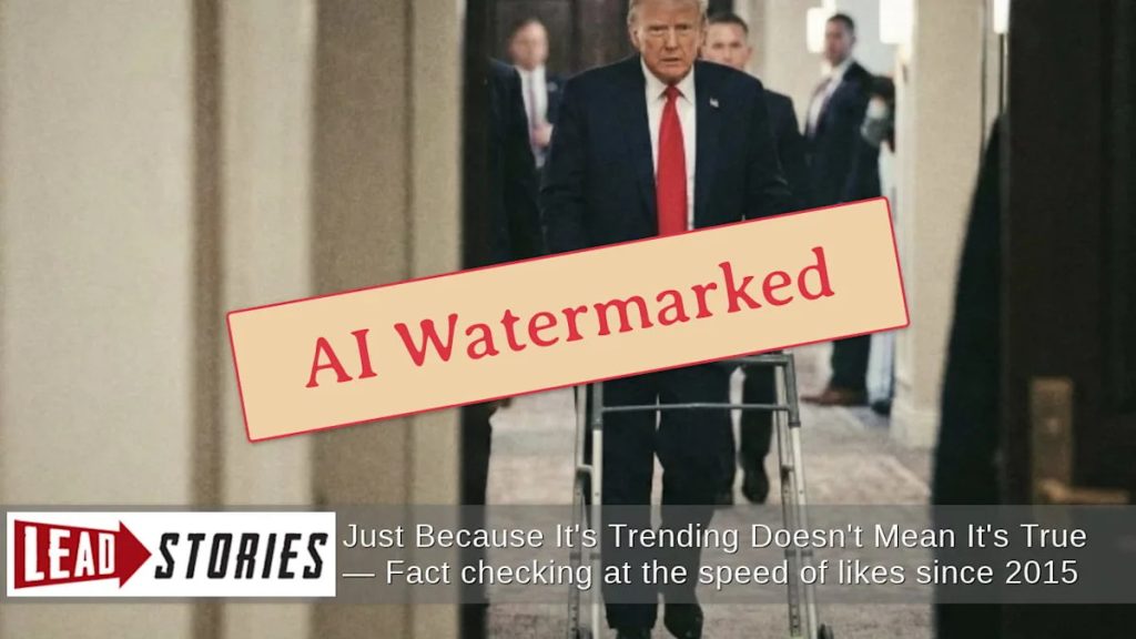 Viral Image of President Trump with Walker Confirmed as Gemini AI Fabrication