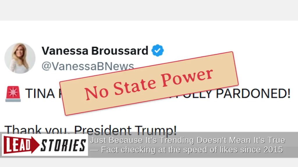 Trump’s Symbolic Pardon for Tina Peters Has No Effect on State Conviction