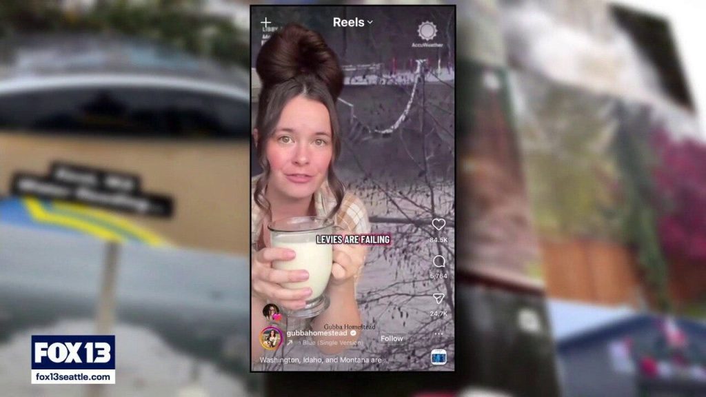 Surge in Online Misinformation About Washington Flooding Disaster