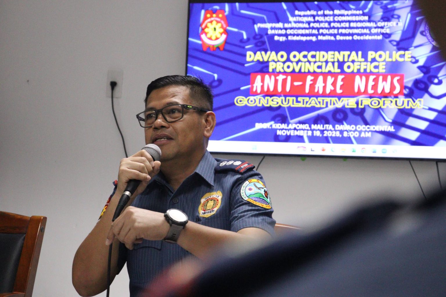 Davao Occidental Police and Media Pledge to Combat Disinformation