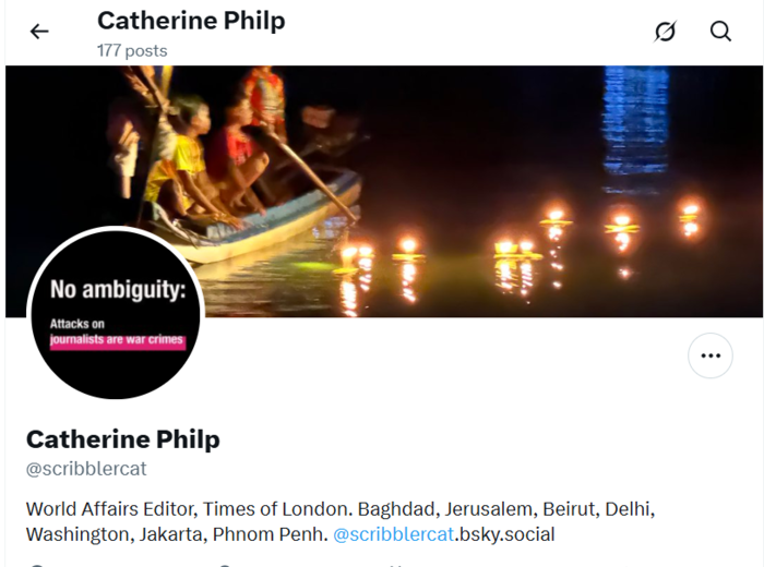 Israeli Commentator Catherine Philps Accused of Spreading Misinformation