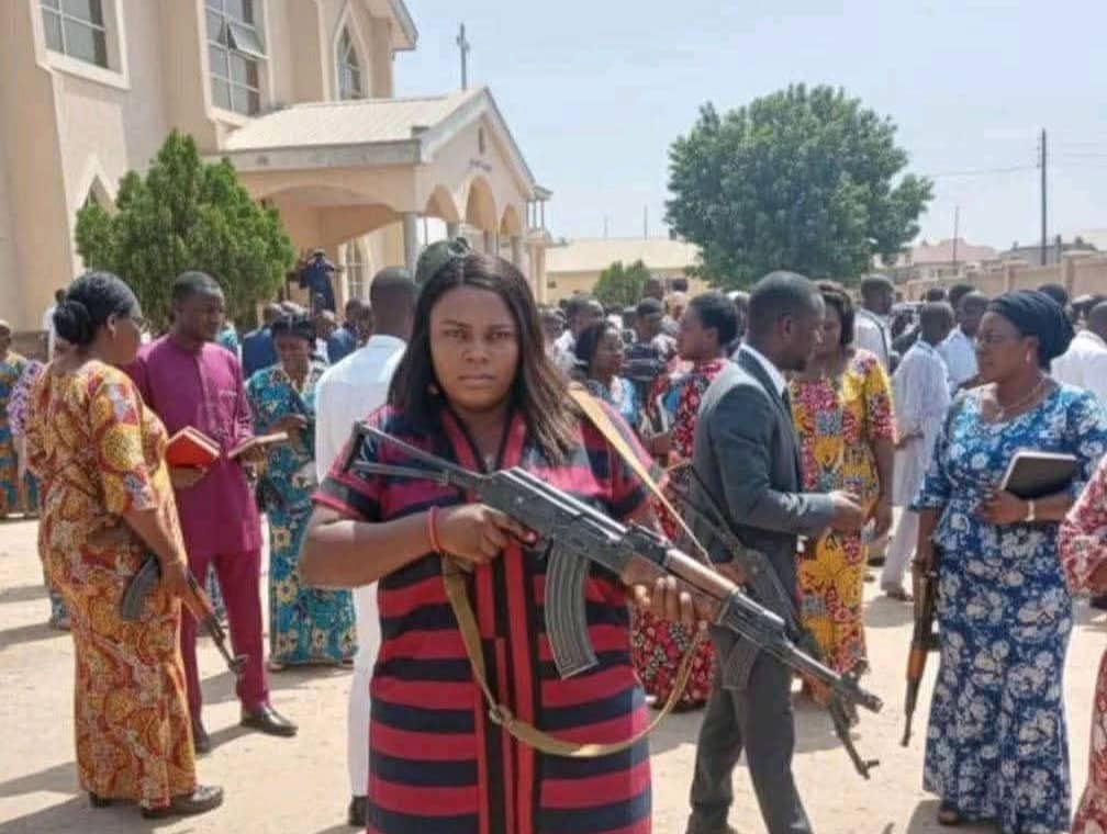 Fact Check: Misleading Viral Photos of Armed Nigerian Christians in Churches