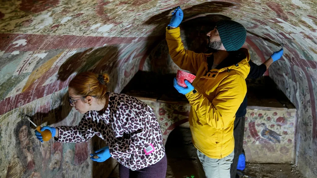 Archaeologists Discover Rare Jesus Fresco in Town Recently Visited by Pope Leo XIV