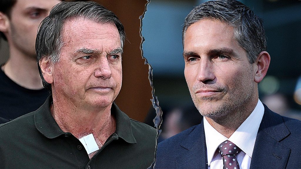 Jim Caviezel to Star in Bolsonaro Biopic as Former President’s Son Launches 2026 Campaign