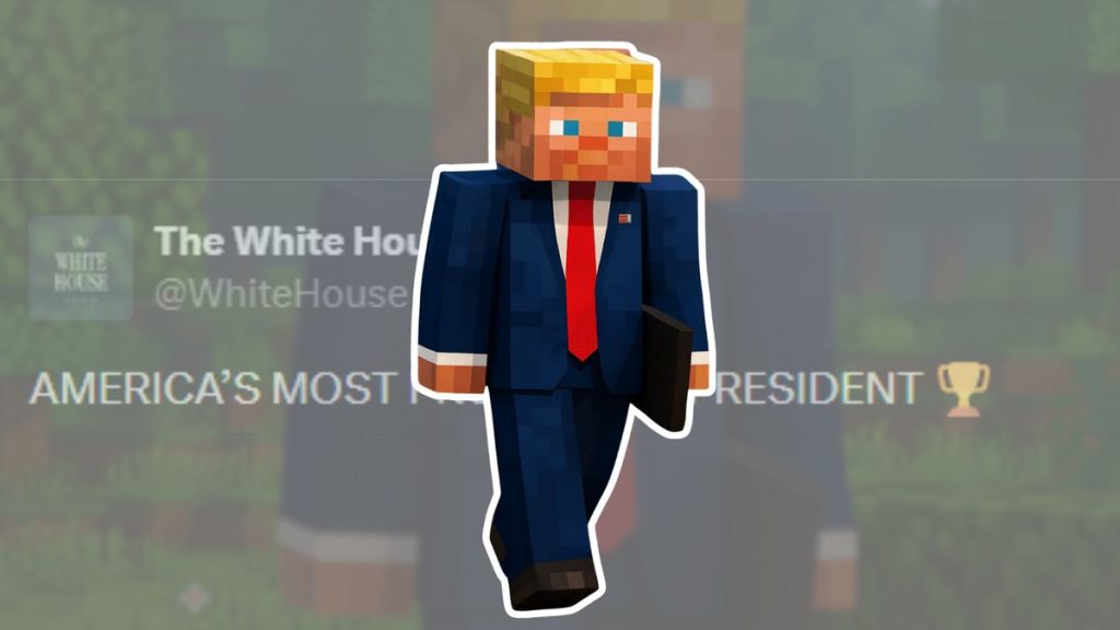 Biden Administration Shares Minecraft Depiction of Former President Trump