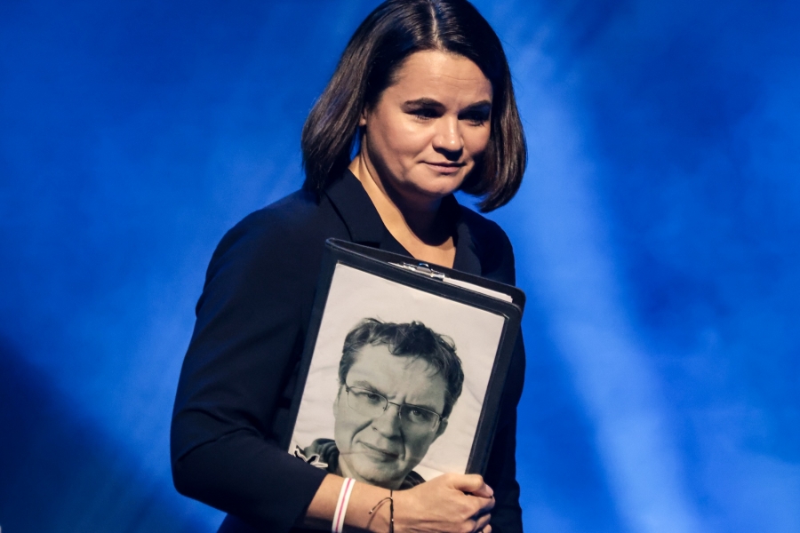 Tsikhanouskaya Designated Primary Target of Propaganda Campaign as New Portrait and Security Protocols Emerge