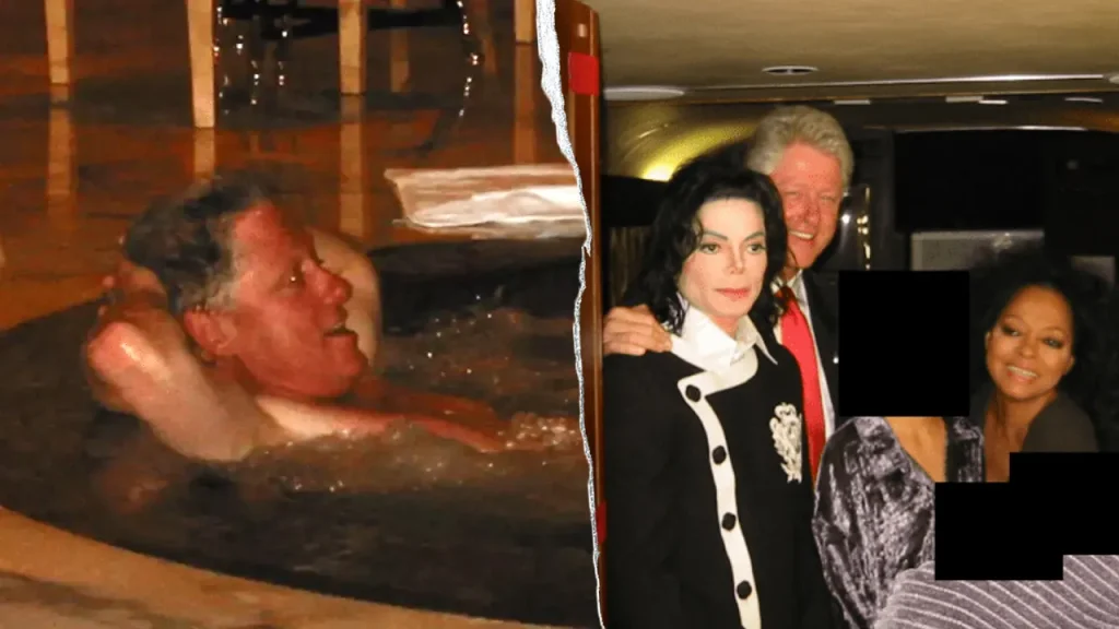 Bill Clinton Pictured Shirtless in Hot Tub, With Michael Jackson in New Epstein Documents