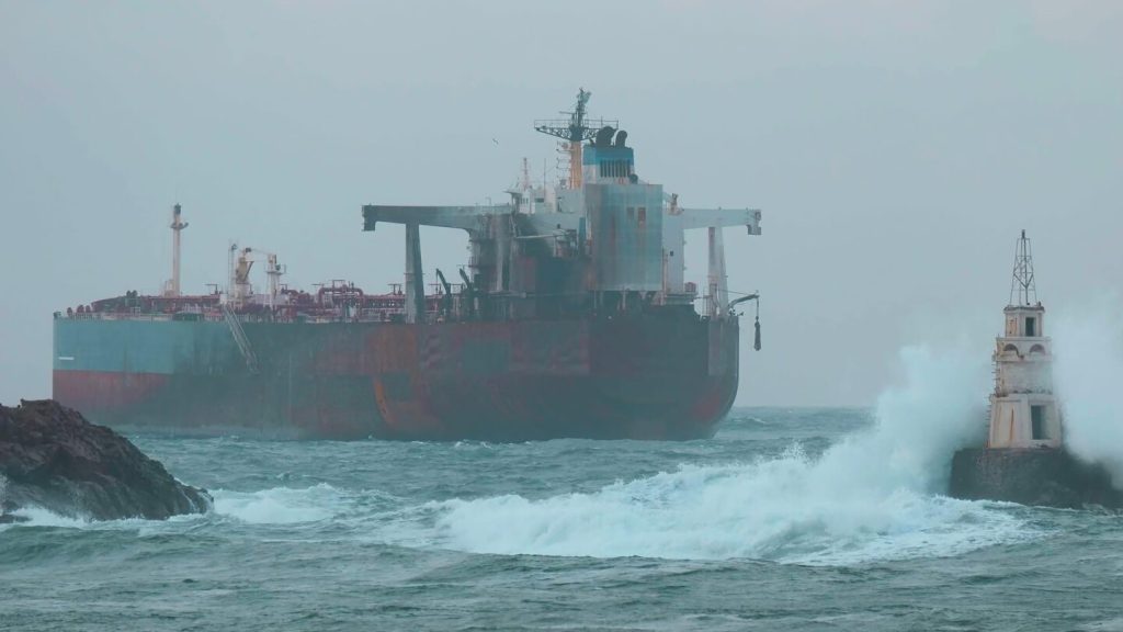 Sanctioned oil tanker is stranded off Bulgaria’s Black Sea coast after suspected Ukrainian strike