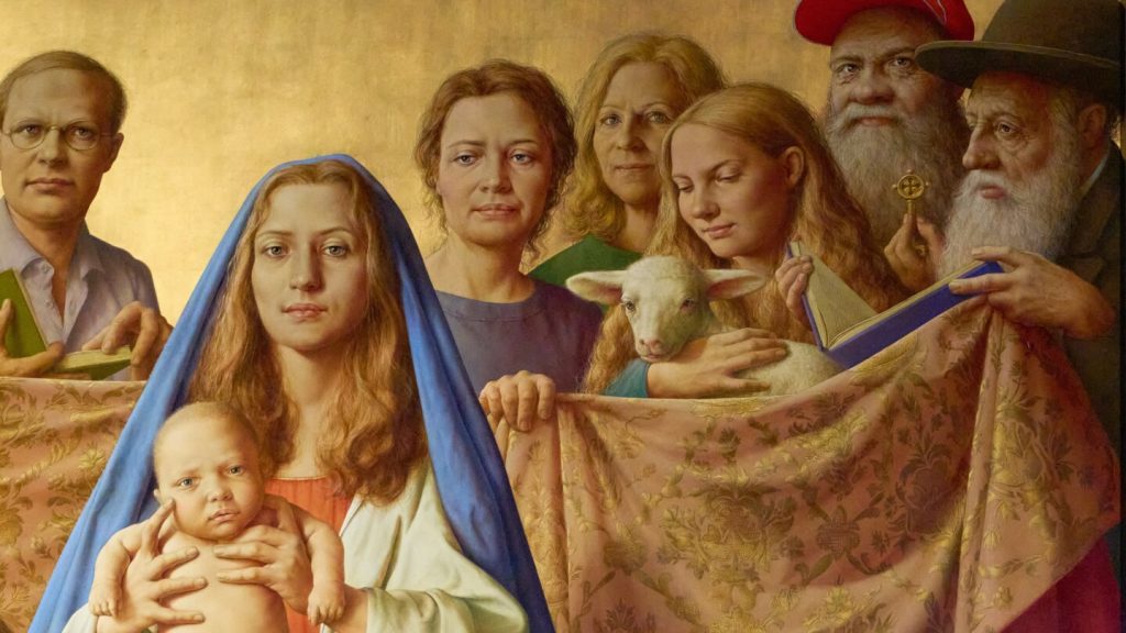 Church altar featuring homeless man goes on display a stone’s throw from his grave at the Vatican