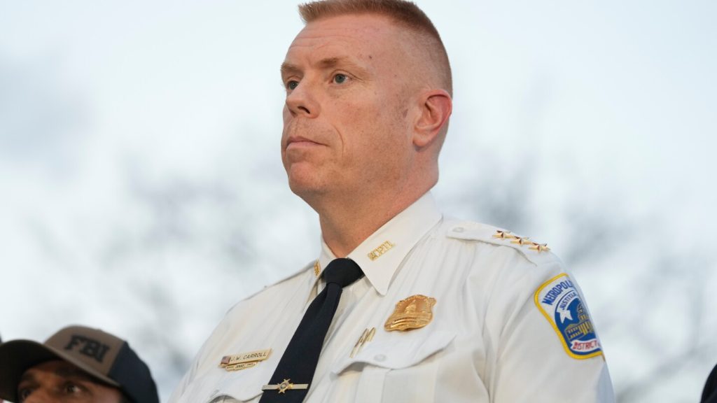 Jeffery Carroll named interim DC police chief as federal law enforcement surge continues