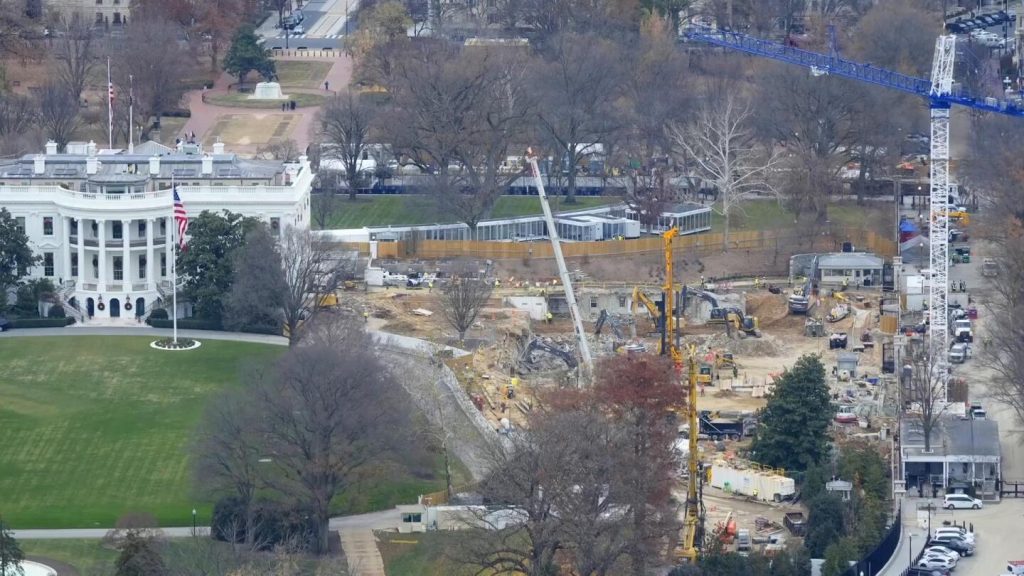 AP’s Washington photo chief reveals new photos showing White House construction