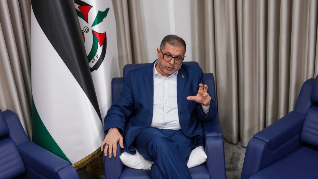 Hamas official says the group ready to discuss ‘freezing or storing’ its weapons