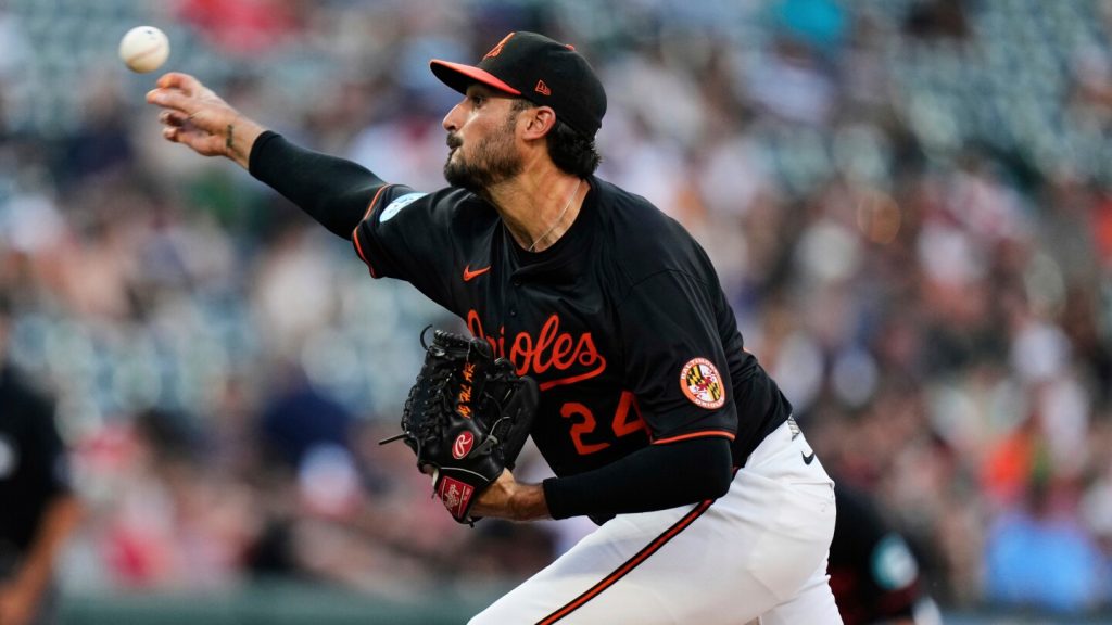 Orioles bring back free agent right-hander Zach Eflin to Baltimore on a $10 million, 1-year deal