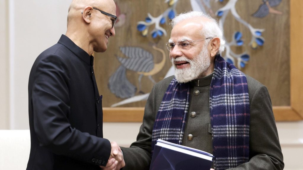 Microsoft investing $17.5 billion in India for AI and cloud infrastructure
