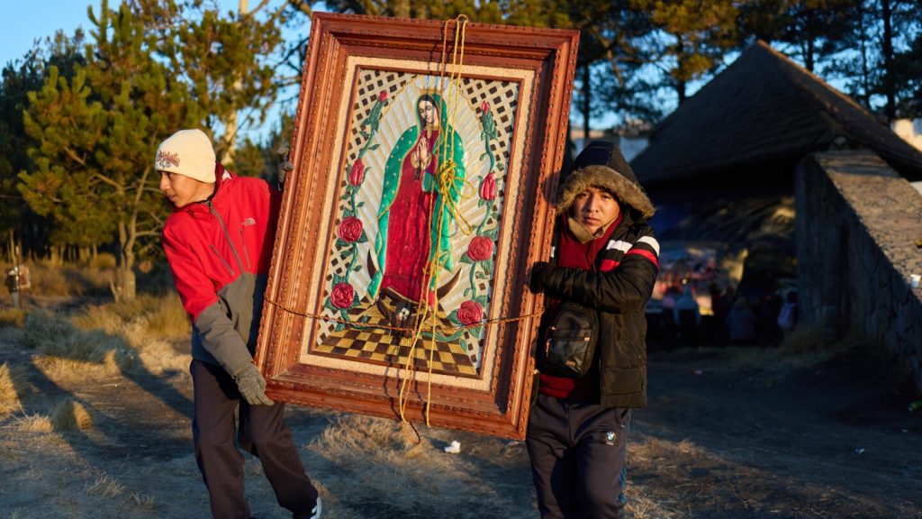 Mexican devotion to the Virgin of Guadalupe blends into national identity