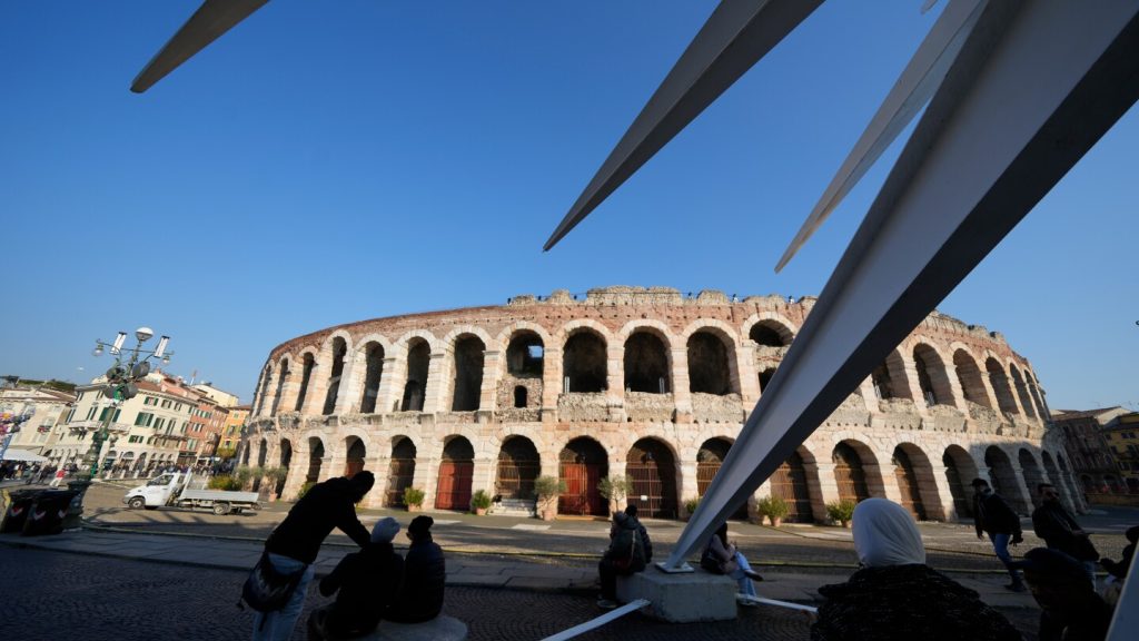 Verona’s ancient Roman Arena gets a modern facelift for the 2026 Winter Olympic Games