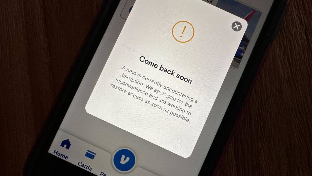 Venmo announces it is ‘back up and running’ following widespread service outage