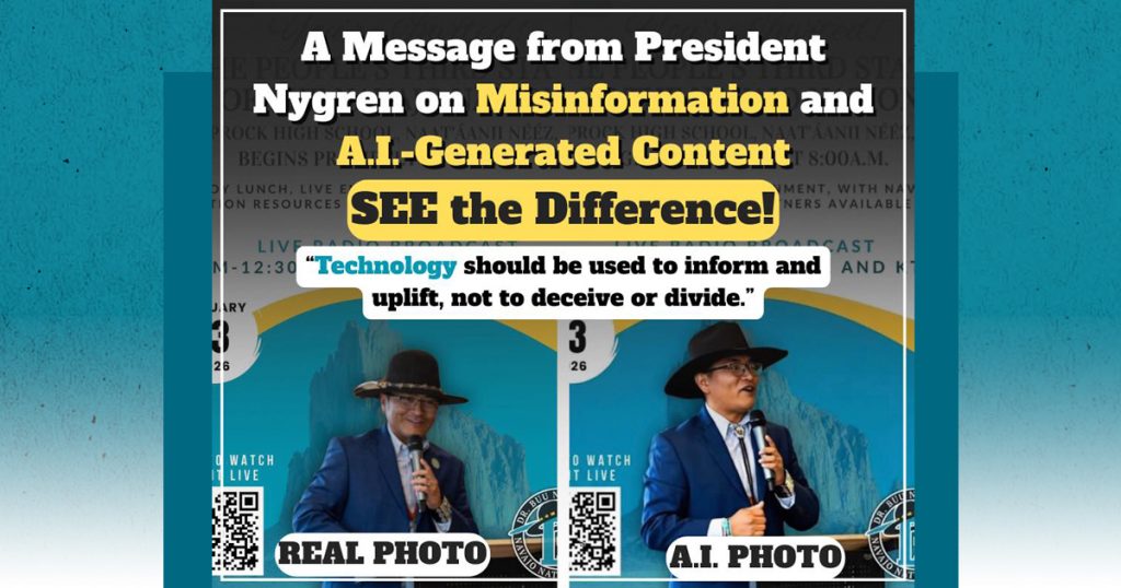 President Nygren Addresses Misinformation and AI-Generated Content