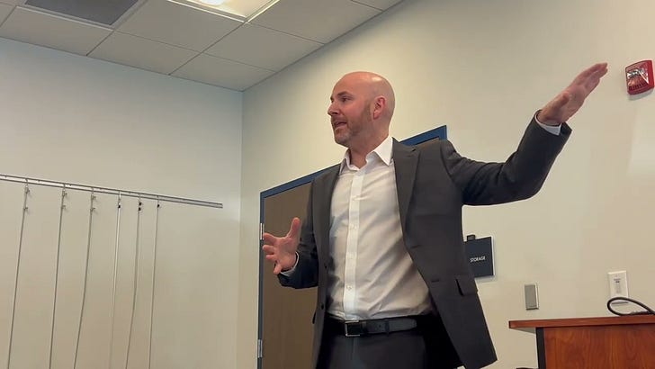 Secretary of State Amore Addresses Election Misinformation at League of Women Voters South County Event